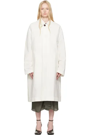 STUDIO NICHOLSON Manteau Nevis blanc