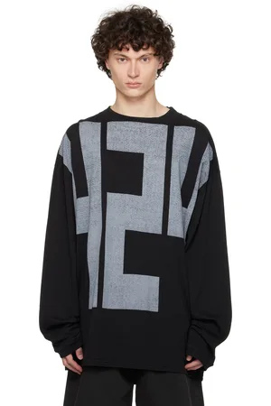 424 FAIRFAX T-shirt noir à logo modifié