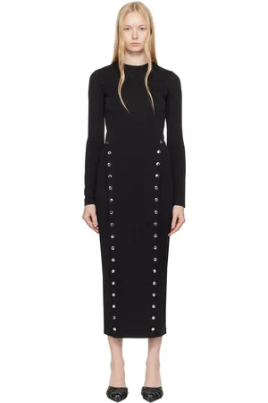 FLEUR DU MAL Robe midi Undo Me noire