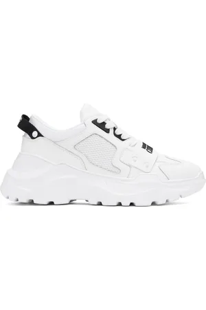 VERSACE Baskets Speedtrack blanches à logos