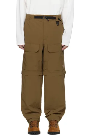 Moncler Pantalon cargo Sportivo kaki transformable en short
