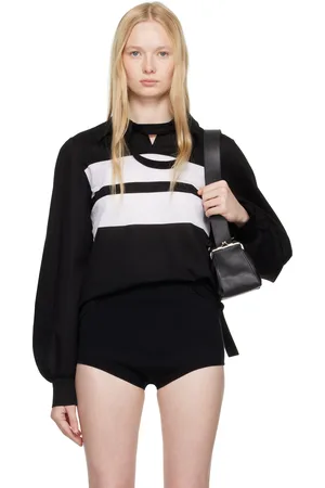 FIDAN NOVRUZOVA Polo Billie noir et blanc