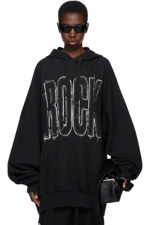 Vaquera Pull à capuche surdimensionné noir