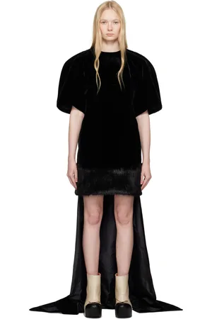 FIDAN NOVRUZOVA Robe de soirée courte Enya noir