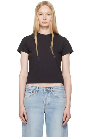 RE/DONE T-shirt noir édition Hanes