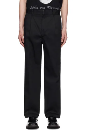 Wacko Maria Pantalon noir à plis édition Dickies