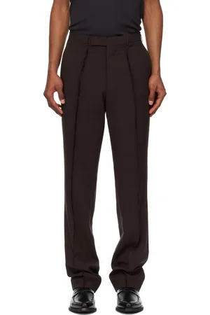 Hodakova Pantalon à bords effilochés exclusif à SSENSE