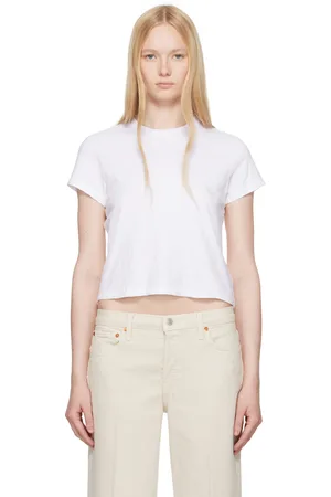 RE/DONE T-shirt blanc édition Hanes