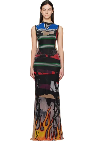 OTTOLINGER Robe longue multicolore en filet