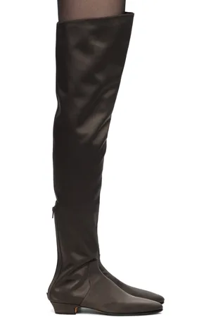 The Row Bottes cuissardes Awar 25 brunes