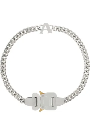 1017 ALYX 9SM Collier à breloque à logo et à boucle rapide