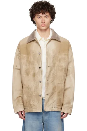 1017 ALYX 9SM Blouson de travail beige en sergé