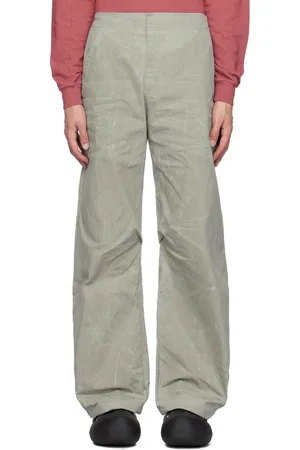 Seventh Pantalon Bow vert en canevas technique