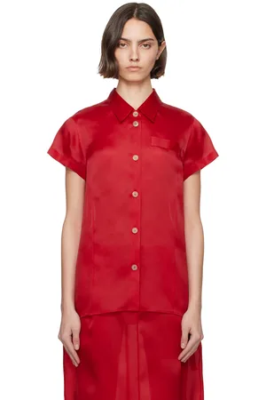 Khaite Chemise Keefe rouge