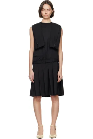 Hodakova Robe midi à plis et à effet inversé