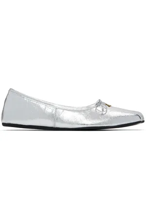 Vivienne Westwood Ballerines Brigitte argentées