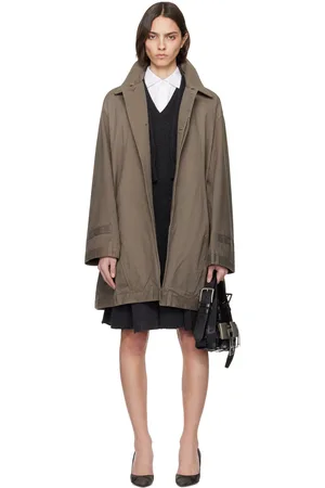 Hodakova Trench à assemblage de style pantalon chino inversé
