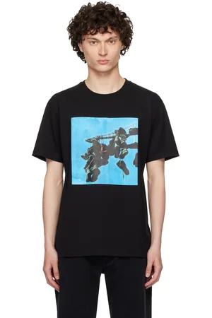 1017 ALYX 9SM T-shirt noir à image de baskets imprimée