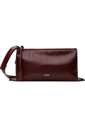 Jil Sander Petit sac Empire bourgogne