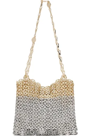 Paco rabanne Sac Skyline argenté et doré - 1969