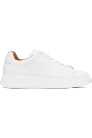 HUGO BOSS Baskets blanches en cuir