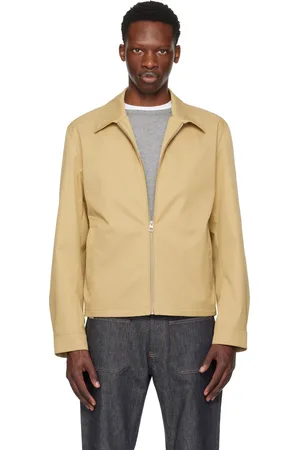 HUGO BOSS Blouson beige à glissière édition BECKHAM