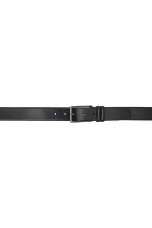 HUGO BOSS Ceinture noire à boucle à ardillon