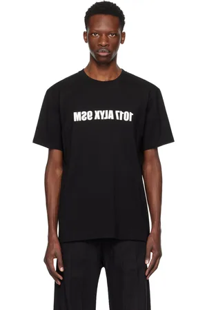 1017 ALYX 9SM T-shirt noir à logo inversé à l