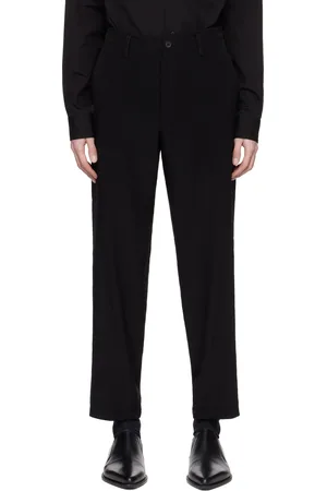 YOHJI YAMAMOTO Pantalon de smoking ajusté noir
