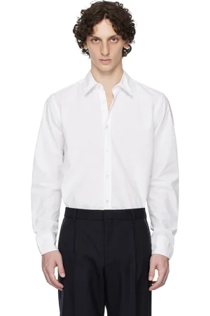 HUGO BOSS Chemise blanche en popeline de coton à coupe classique