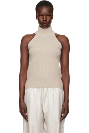 Lisa Yang Débardeur Freya beige