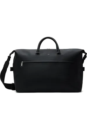 HUGO BOSS Sac de sport noir à logo gaufré