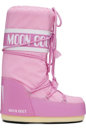 Moon Boot Bottes Icon roses en nylon
