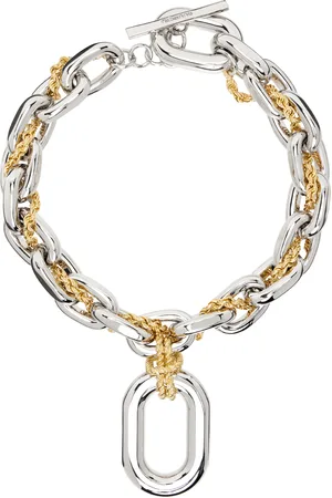 Paco rabanne Collier à gros pendentif de maillon