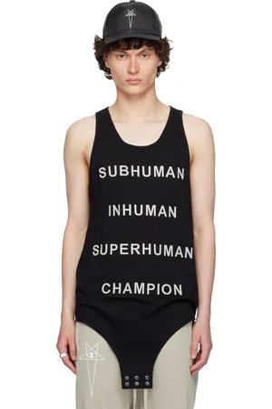 Rick Owens Débardeur de basketball noir édition Champion