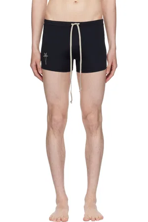 Rick Owens Maillot de bain noir en jersey édition Champion