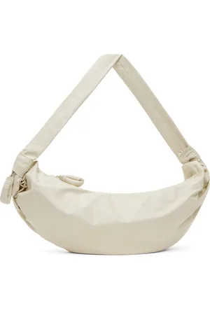 LEMAIRE Grand sac souple Croissant beige