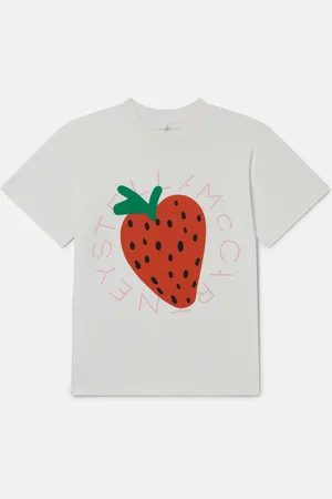 Stella McCartney T shirt graphique avec fraise