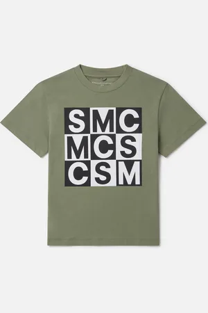 Stella McCartney T shirt graphique avec logo, Femme