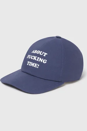 Stella McCartney Casquette de baseball About fucking time, Femme