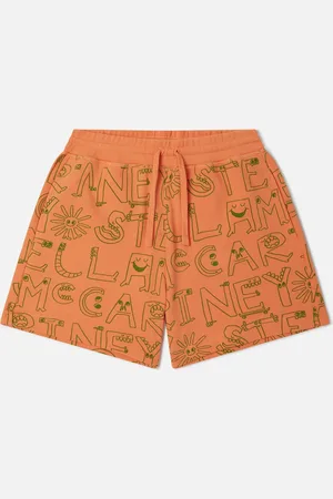 Stella McCartney Short avec inscription marque imprimee