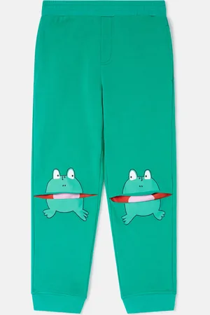 Stella McCartney Pantalon de jogging graphique elastique Grenouille