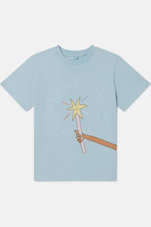 Stella McCartney T shirt graphique a col ras du cou avec fee