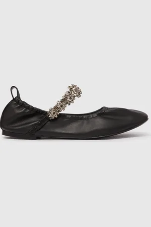 Stella McCartney Ballerines avec fleurs en cristaux Elsa, Femme