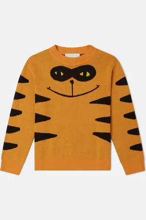 Stella McCartney Pull graphique en maille avec chat