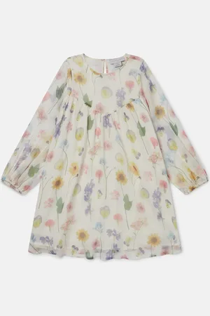 Stella McCartney Robe a manches longues avec imprime floral