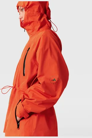 Stella McCartney Veste de pluie a capuche TrueNature, Femme