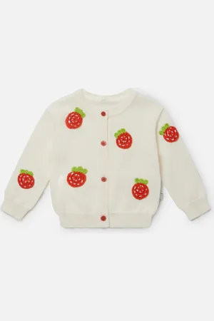 Stella McCartney Cardigan en crochet avec fraise