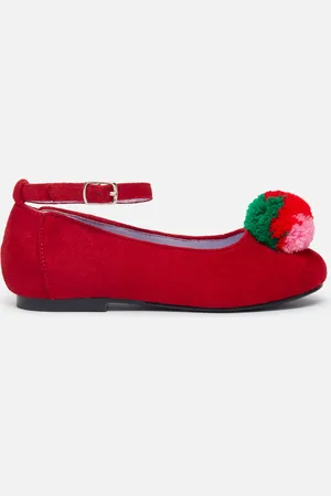 Stella McCartney Ballerines avec pompons fruites duveteux, Femme