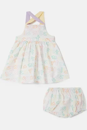 Stella McCartney Ensemble robe et jupe culotte avec imprime marque